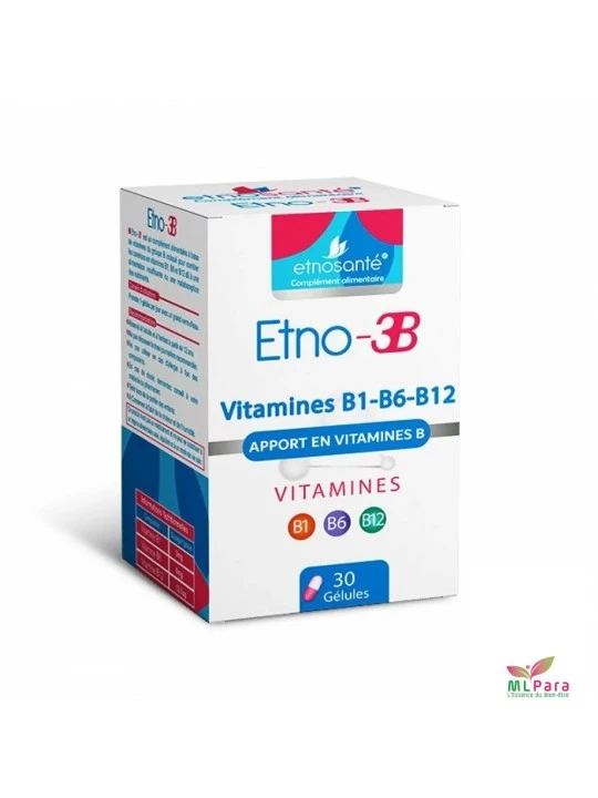 ETNOSANTE ETNO-3B Apport en vitamines B - 30 GELULES