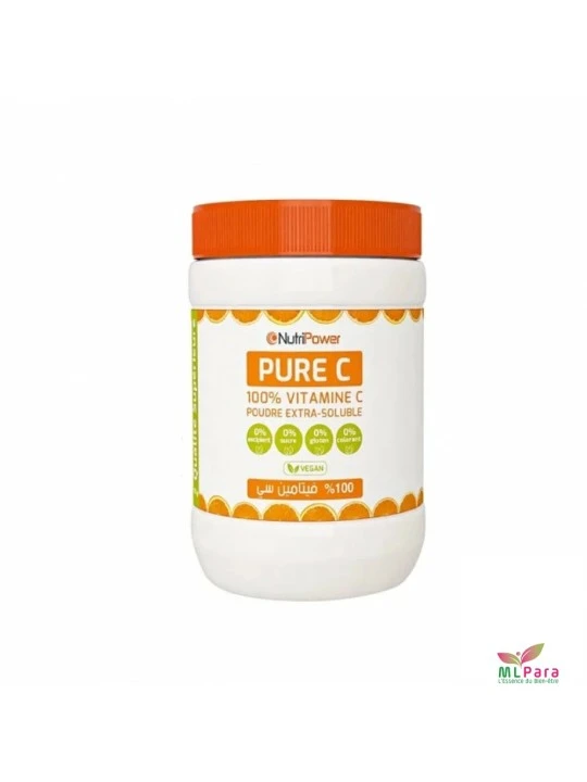 NutriPower Pure C Vitamine C en Poudre Extra Fine 50g