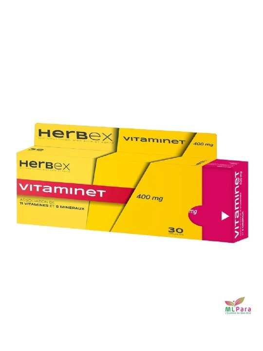 HERBEX vitaminet 400mg bt/30 gellules