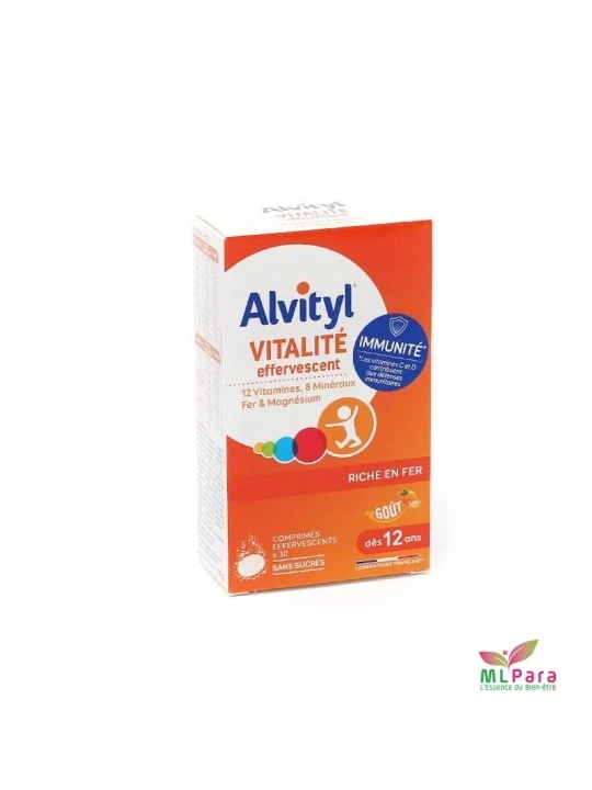 Alvityl Multivitamine Effervescents Sans Sucre 30 comprimés