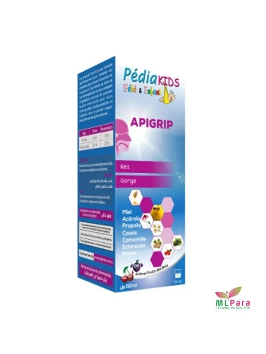 PEDIAKIDS APIGRIP NEZ ET GORGE 150ML