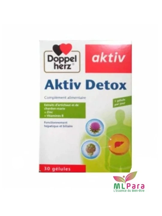 AKTIV DETOX -  Detox Foie 30 GELULES Chardon-Marie