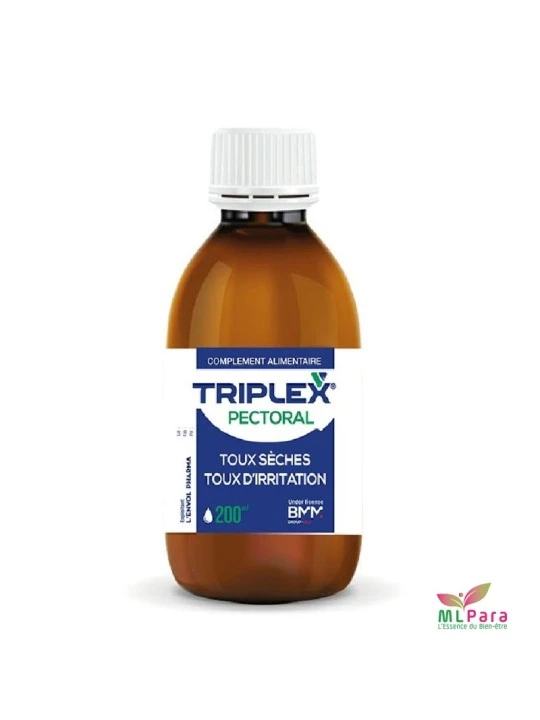 TRIPLEX sirop pectoral toux seche 200 ml