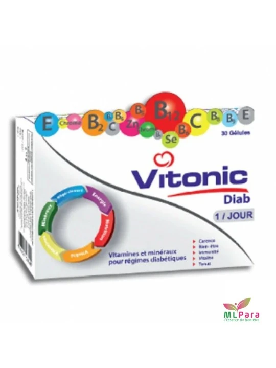 VITONIC DIAB VITAMINES POUR DIABETIQUE BT/30