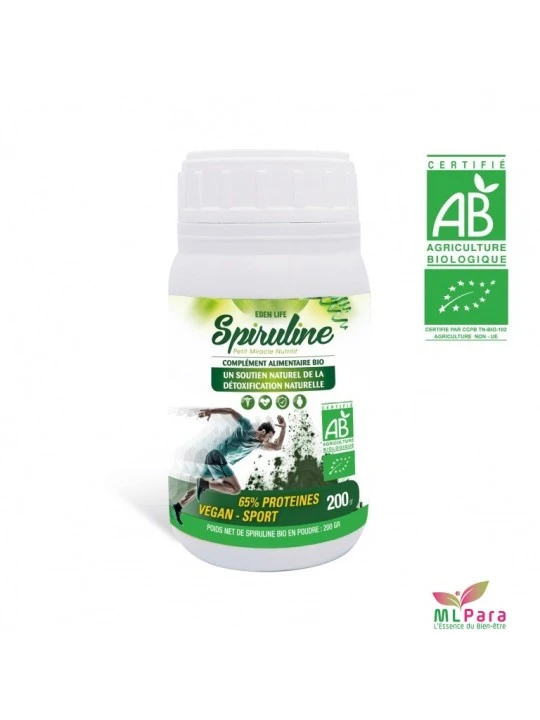 EDEN LIFE SPIRULINE POUDRE 200 GR