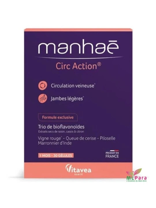 VITAVEA Manhaé Circ Action 30 Gélules