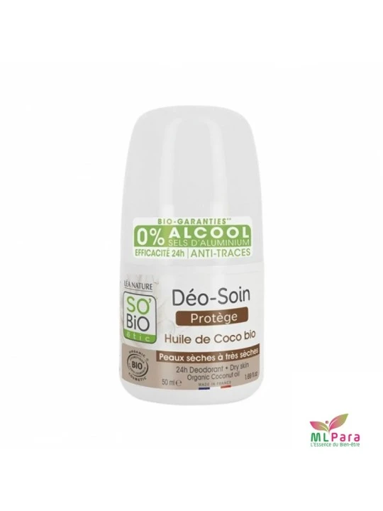 SO BIO Deo Soin Protection Huile de Coco Bio 50ML