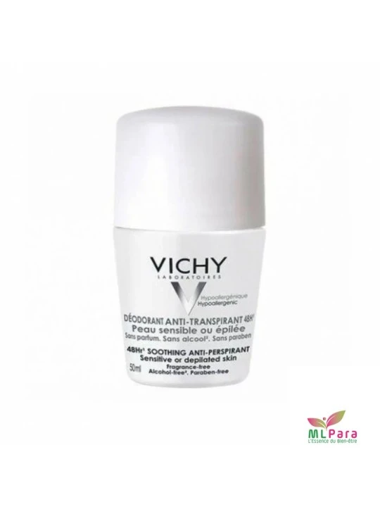 VICHY DEODORANT ANTI TRANSPIRANT 48H PEAU SENSIBLE OU EPILEE