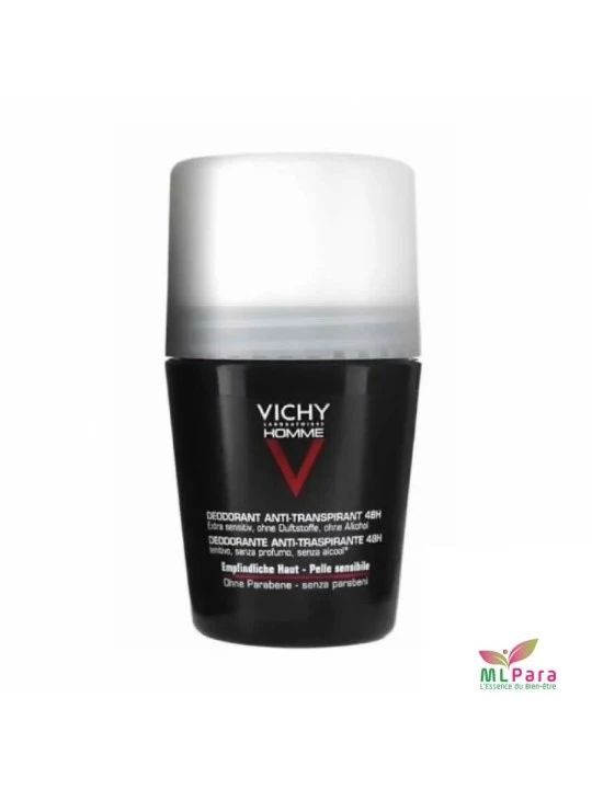 VICHY DEODORANT HOMME ANTI TRANSPIRANT BILLE 50ML 72H