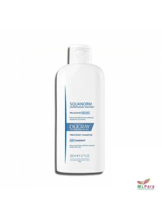 Ducray Squanorm Shampooing Antipelliculaire pellicules séches 200ML