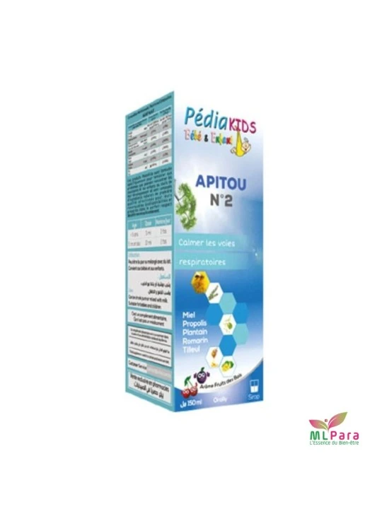 PEDIAKIDS APITOU N°2 TOUX SECHE 150ML