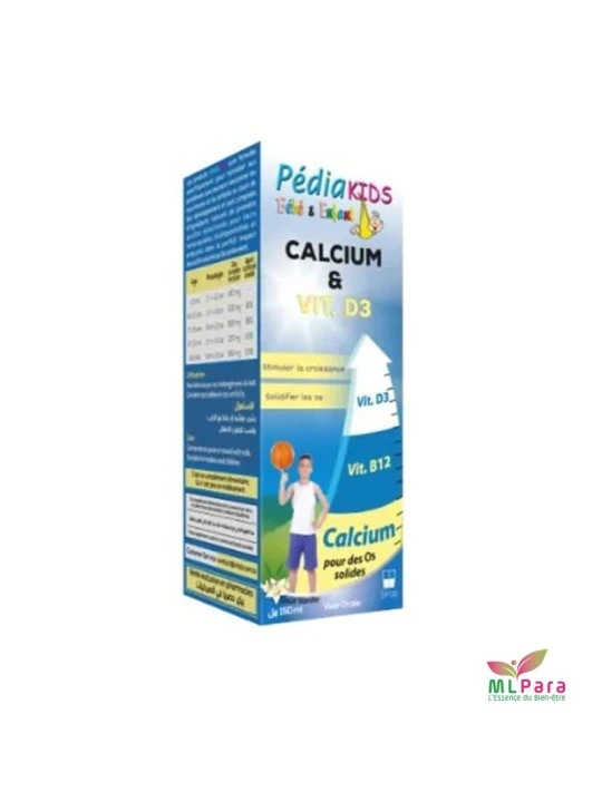 PEDIAKIDS CALCIUM & VIT D3 FL/150ML