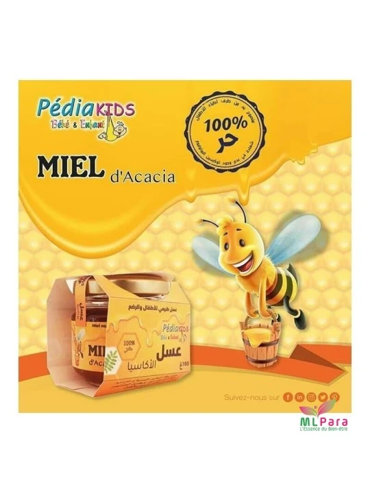 PEDIAKIDS MIEL ACACIA POT DE 100GR