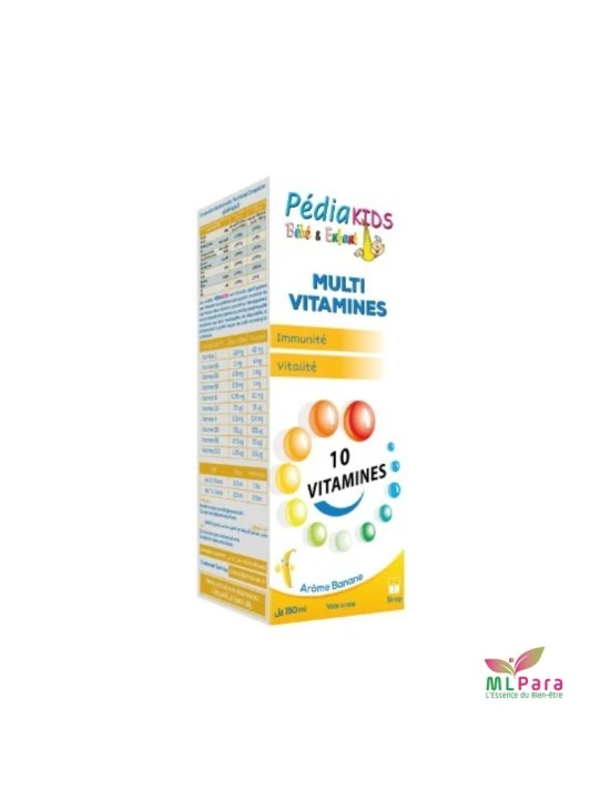 PEDIAKIDS MULTI VITAMINES BANANE SIROP 150 ML