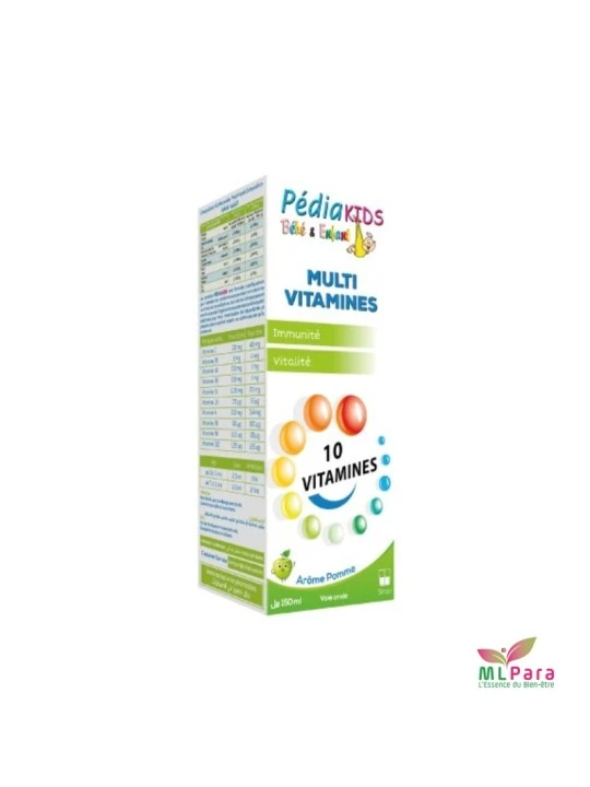 PEDIAKIDS MULTI VITAMINES POMME SIROP 150 ML