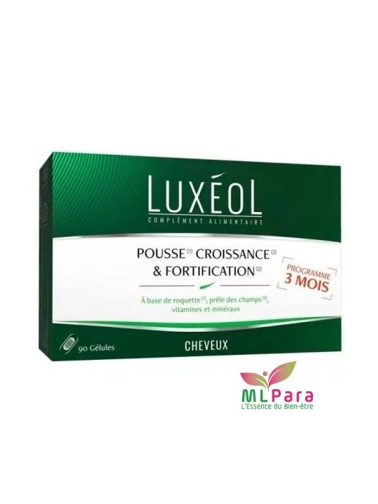 LUXEOL CHEVEUX Pousse, Croissance et Fortification 90 Gélules