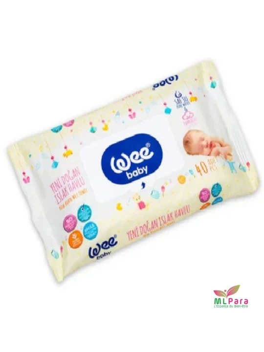 wee baby lingettes new born (40p) ref.531