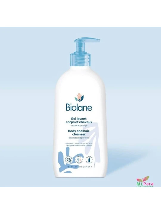 BIOLANE GEL LAVANT CORPS ET CHEVEUX 750ML