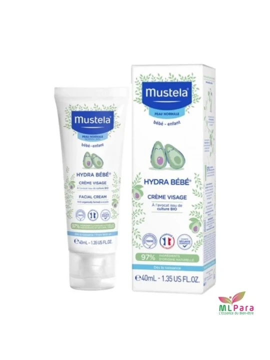 MUSTELA HYDRA BÉBÉ CRÈME VISAGE 40 ML