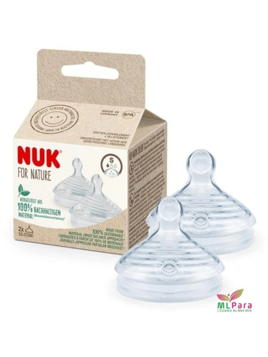 NUK Tétines X 2 NATURE SENS S / 10124025