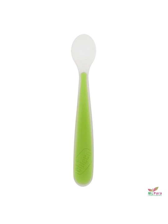 CHICCO CUILLERE VERT 6M+ SILICONE 682851