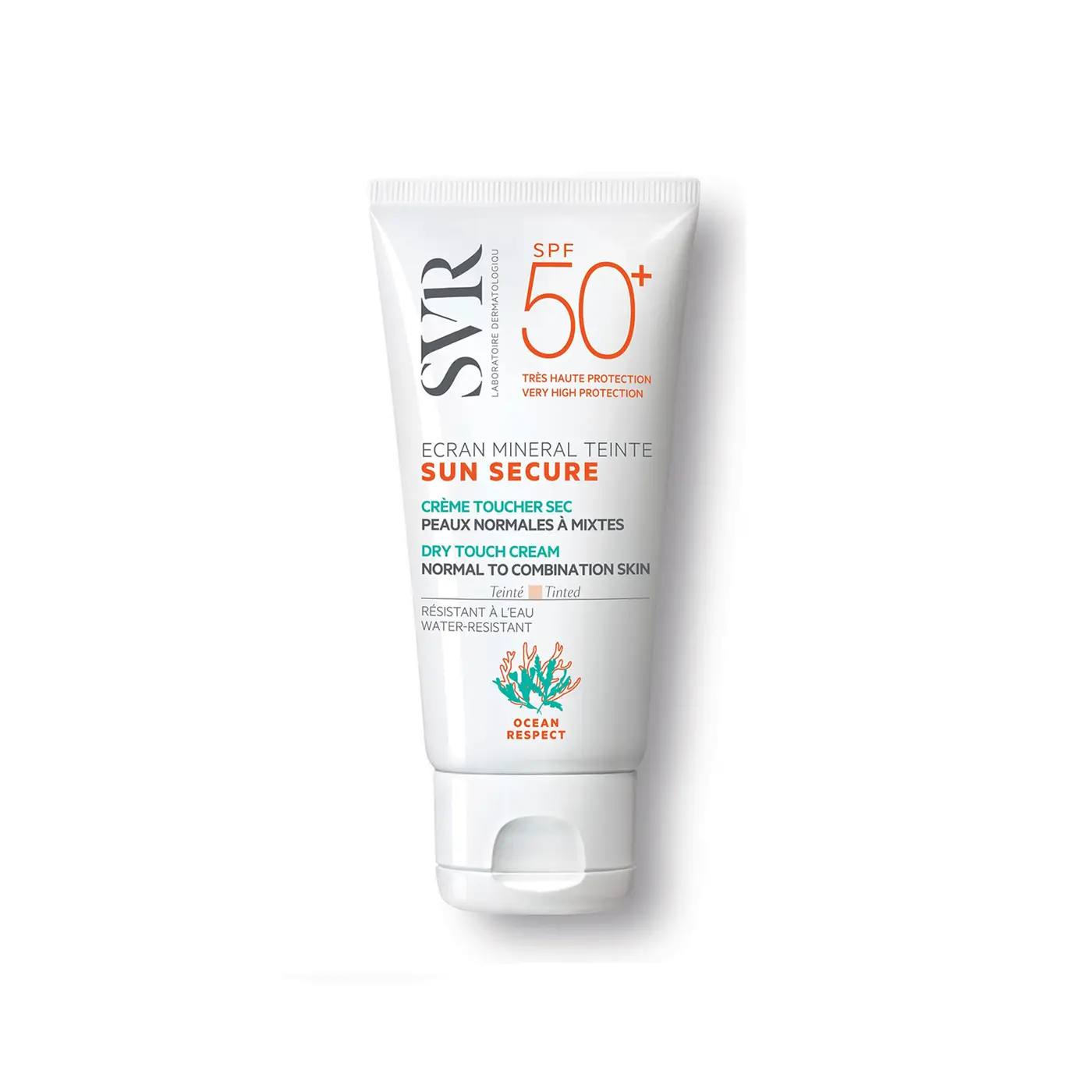 SVR SUN SECURE ECRAN MINERAL TEINTE PEAUX NORMALES A MIXTES SPF50 50ML